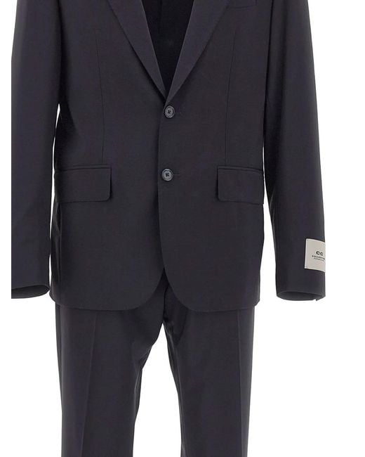 Corneliani Blue Cc Collection Single-Breasted Suit for men