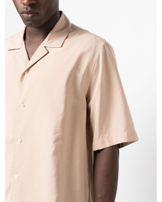 Studio Nicholson Oversized Short-sleeve Shirt in Natural for Men