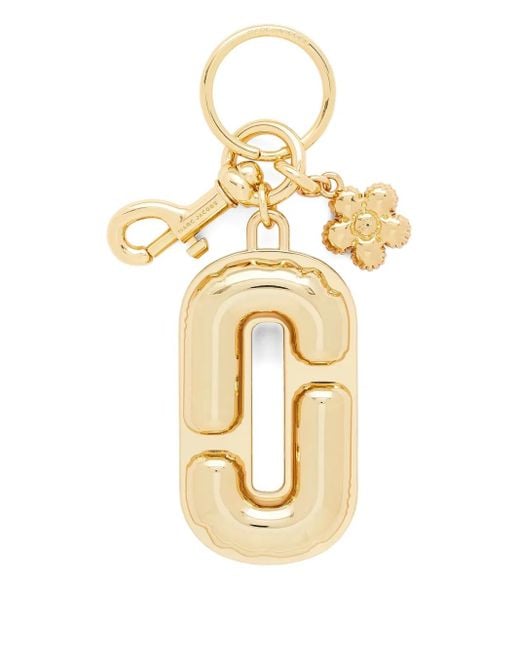 Marc Jacobs Natural The J Marc Schlüsselanhänger mit Blume