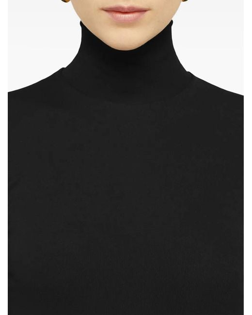Jil Sander Trui Met Hoge Hals in het Black
