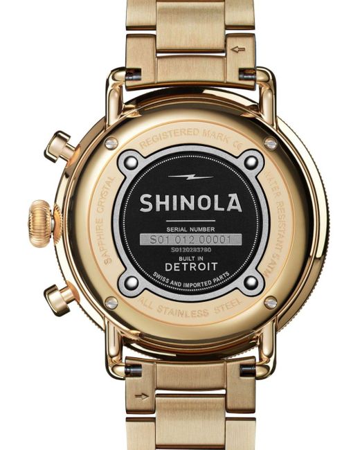 Shinola Ongedragen Argonite 5021 Horloge in het Metallic voor heren