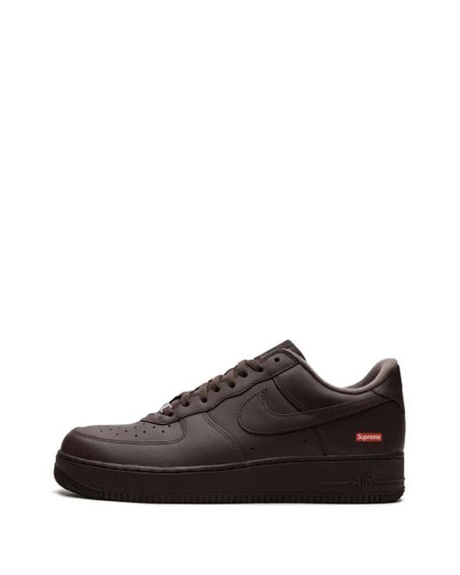Nike Brown X Supreme Air Force 1 Sneakers