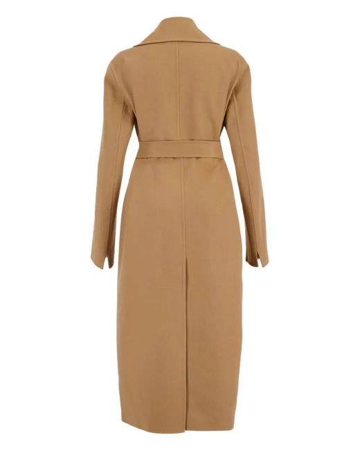 Stella McCartney Natural Wool Double-Breasted Coat