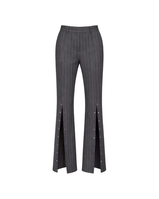 Fleur du Mal Gray Maxwell Undo Me Trousers