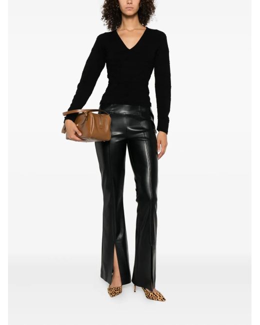 Twinset Black V-Neck Top