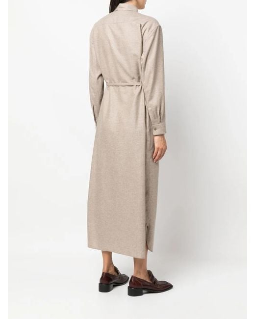 Aspesi Natural Button-Down Dress