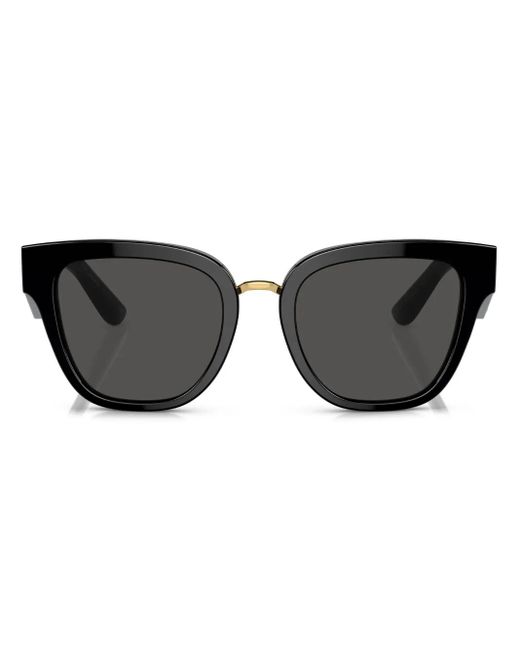 Dolce & Gabbana Black Tinted Square-Frame Sunglasses