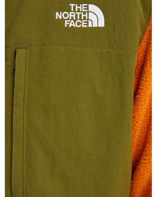 The North Face Orange Colour-Block Zip Jacket for men