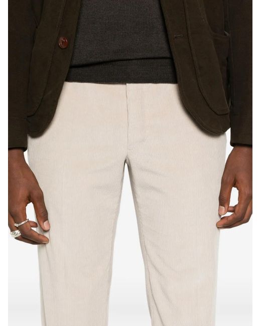 メンズ Incotex コーデュロイ パンツ Natural