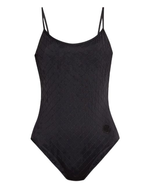 Maillot De Bain À Dos Ouvert Moncler en coloris Black