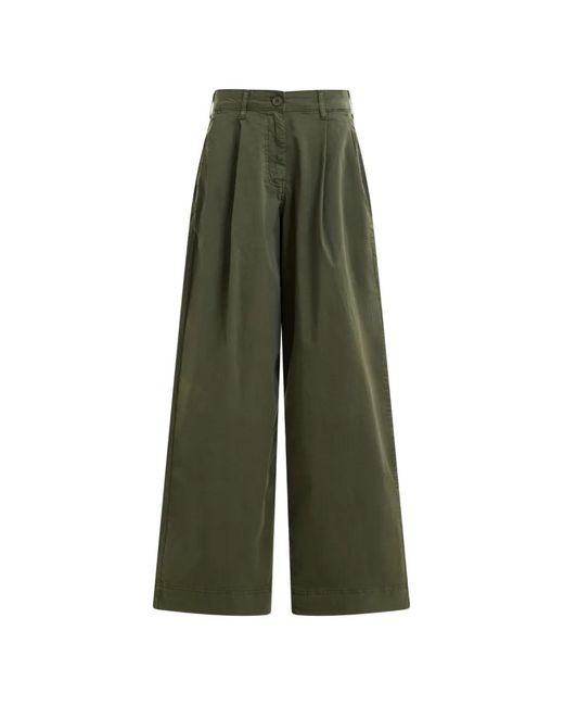 Essentiel Antwerp Jumpy Broek Met Wijde Pijpen in het Green