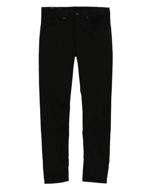 Dondup Black Five-Pockets Jeans for men