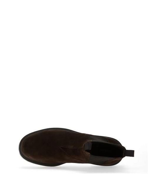 Geox Black Suede Chelsea Boots for men