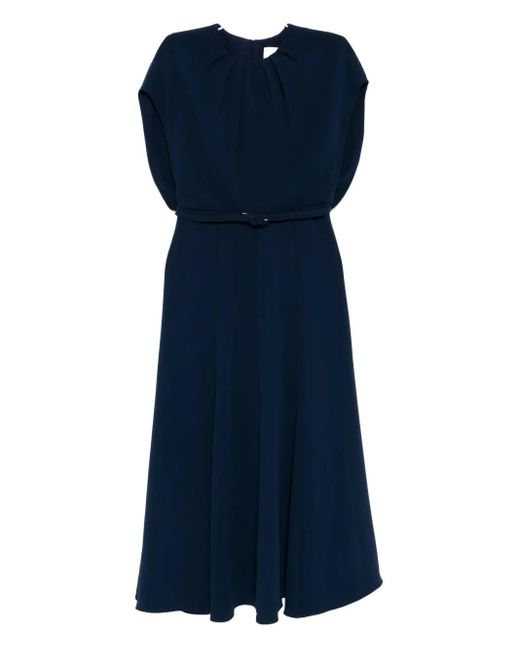 Roland Mouret Cady Crepe Dress Blue