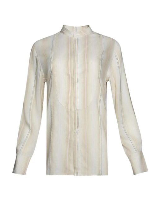 Chemise À Rayures Victoria Beckham en coloris White