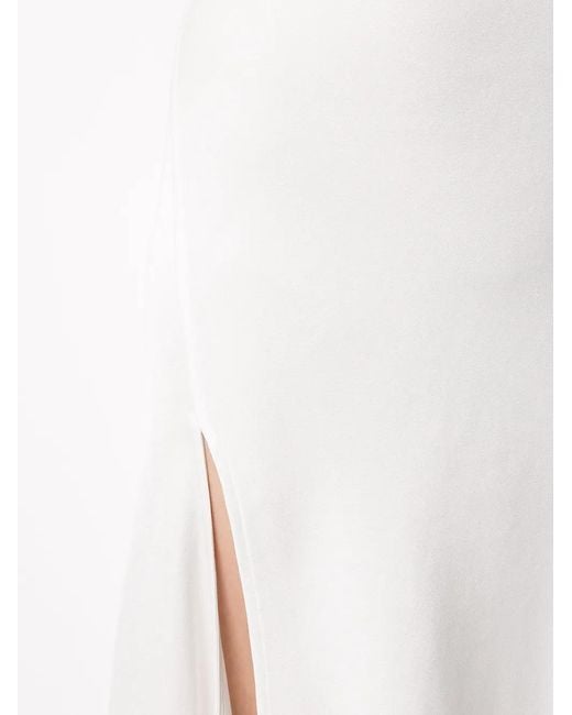 Ellery Midi-Rok Met Zijsplit in het White
