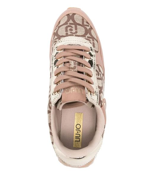 Liu Jo Pink 40Mm Evelyn 915 Monogram Sneakers