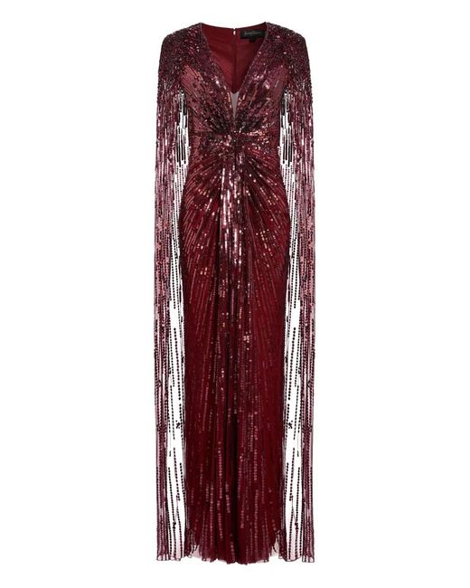 Jenny Packham Purple Rush Gown