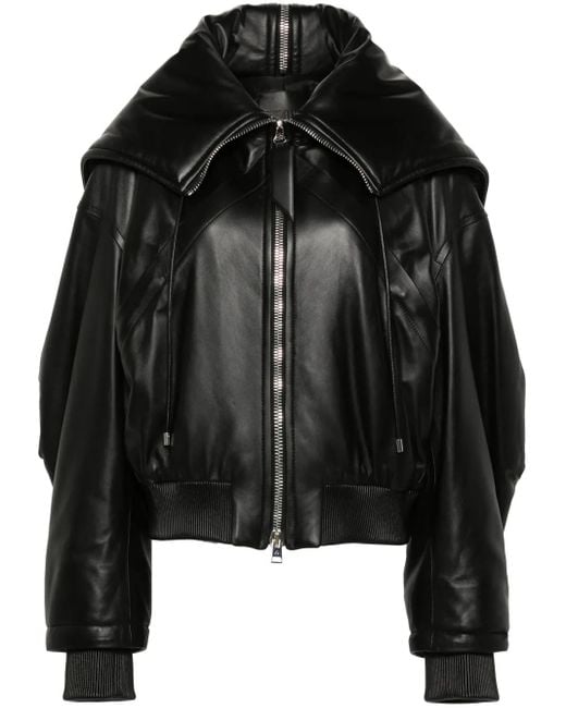 The Attico Black Coats & Jackets