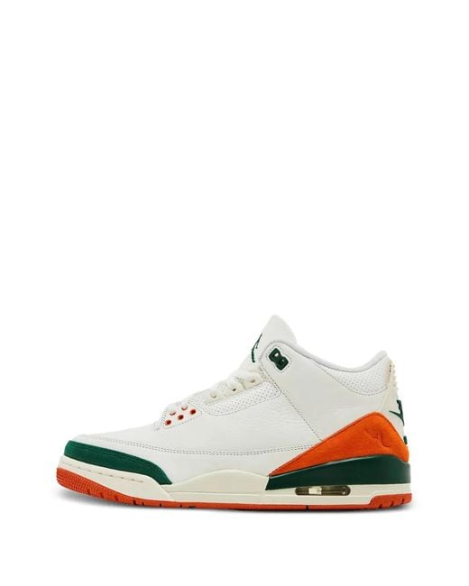 Nike White X Solefly Air 3 Miami Sneakers for men