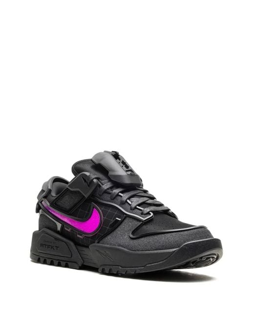 Nike Black X Rtfkt Dunk Genesis "Void" Sneakers for men