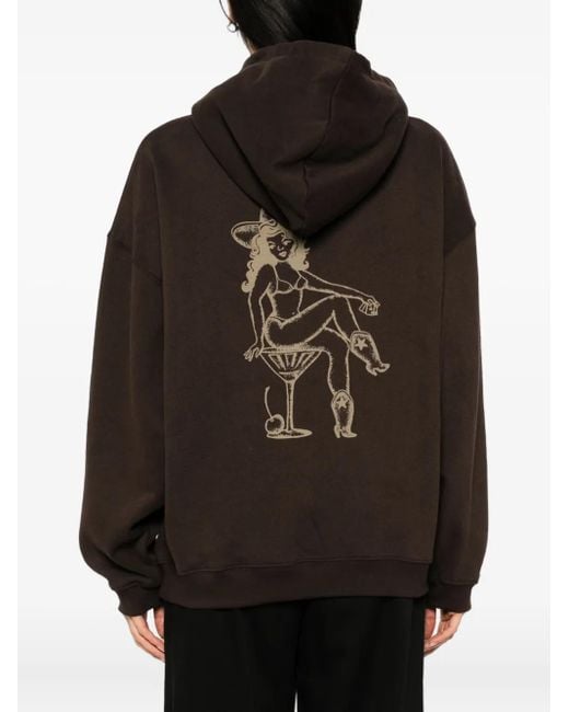 Sudadera Tessa con capucha Reformation de color Black