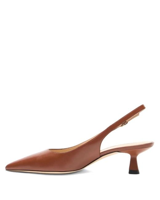 Stuart Weitzman Sculpt 35mm スリングバック パンプス Brown