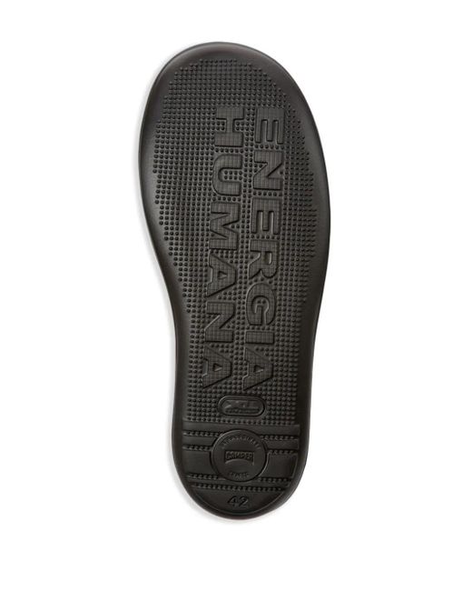 Camper Brown Beetle Lace-Up Leather Boots for men