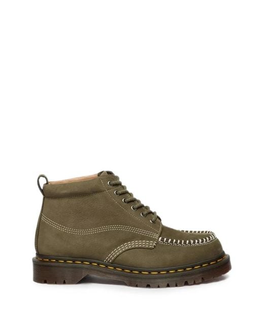 Dr. Martens Green Lowell Chukka Chukka Nubuck Ankle Boots