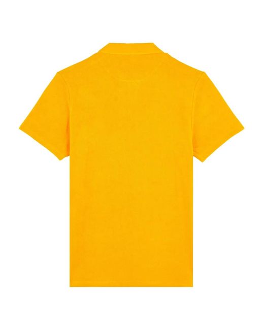 Vilebrequin Yellow Terry Polo Shirt for men