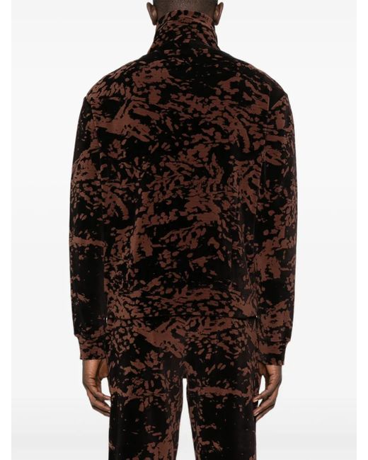 Etudes Studio Black Velour Track Jacket