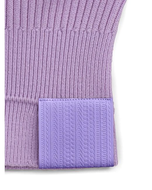 Marc Jacobs Purple Femme Crew Neck Jumper