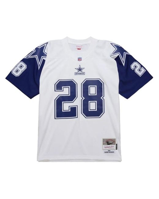Mitchell & Ness Blue Dallas Cowboys 1994 Darren Woodson Replica Jersey for men