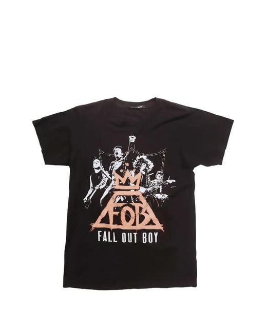 Camiseta Fall Out Boy HTC de hombre de color Black