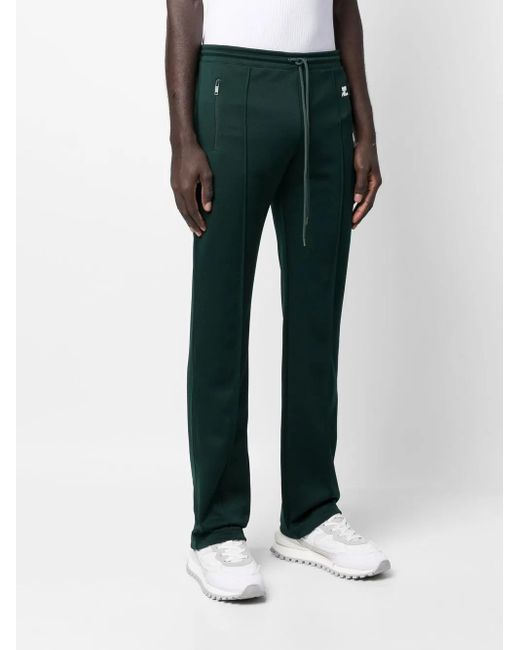 Courreges Blue Logo-Patch Track Pants for men