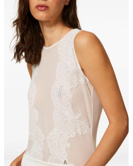 Twinset White Lace Top