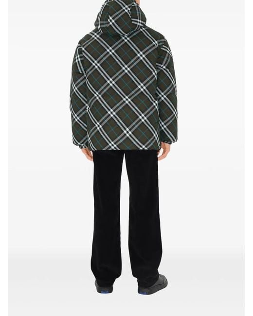 Burberry Gray Snowdon Puffer Jacket for men