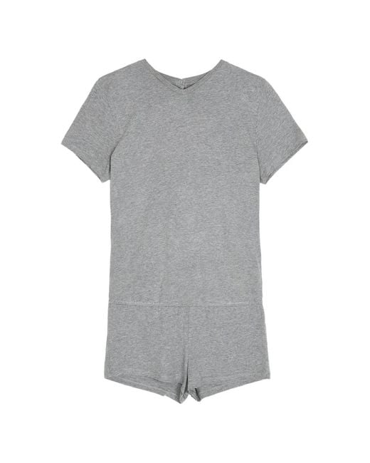 Paloma Wool Gray Larry V-Neck Playsuit