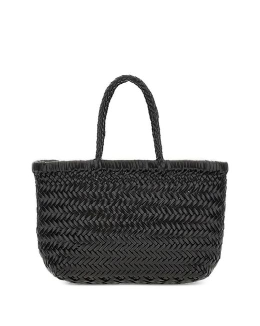 Bolso Shopper De Piel Dragon Diffusion de color Black