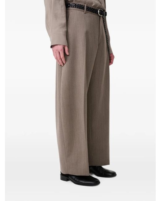 Studio Nicholson Gray Fume Tailored Trousers for men