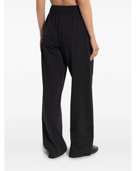 Pantaloni Con Vita Elasticizzata di Alexander Wang in Black