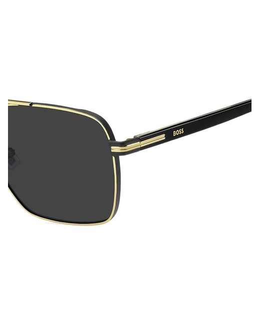 Boss Black Pilot-Frame Sunglasses for men