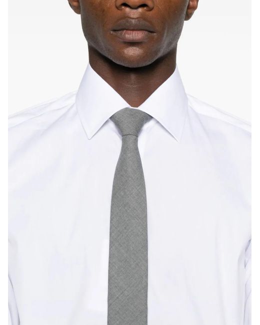 Camicia di Sand in White da Uomo