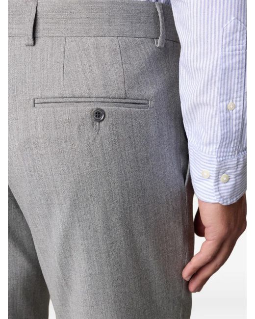 Brooks Brothers Gray Tailored Trousers for men