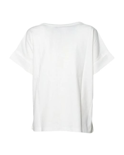 SOLOTRE White Cuffed T-Shirt