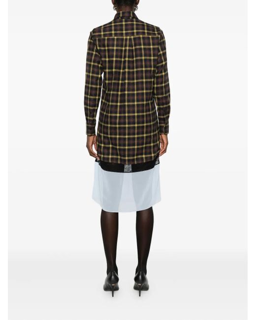 Robe À Design Superposé Coperni en coloris Black
