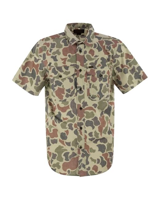 Filson Green Twin Lakes Patch-Pockets Shirt for men