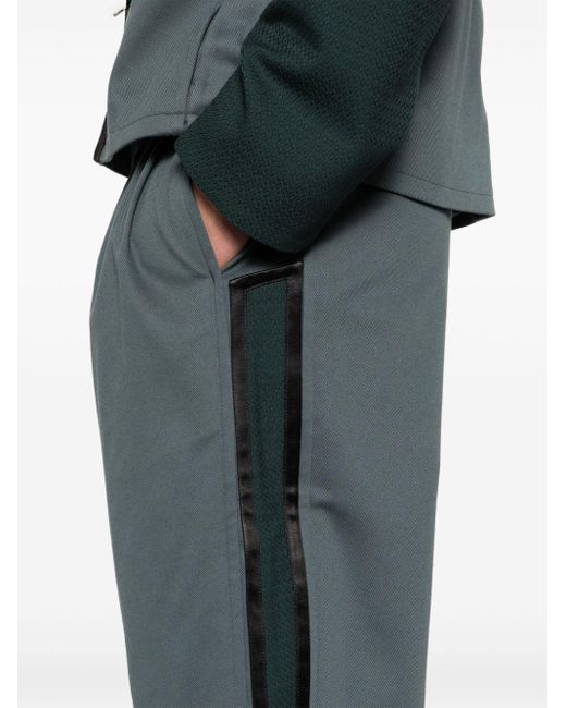 Kiko Kostadinov Blue Grey Ugo Straight-leg Trousers for men