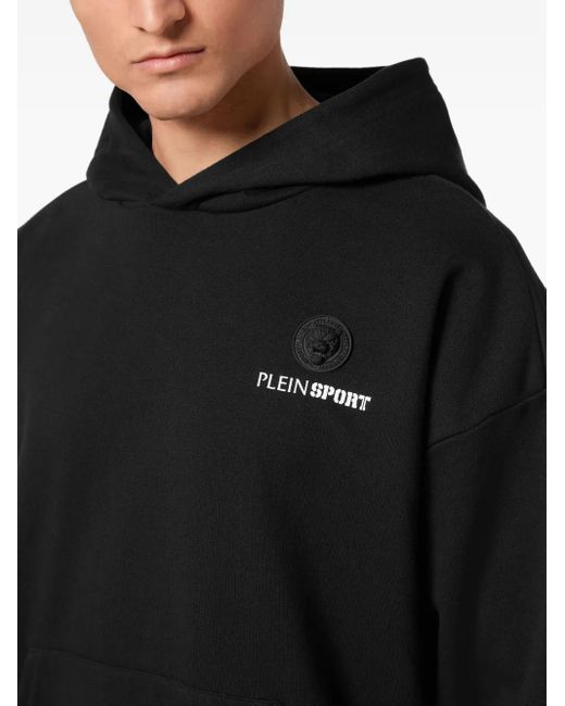 メンズ Philipp Plein ロゴ パーカー Black