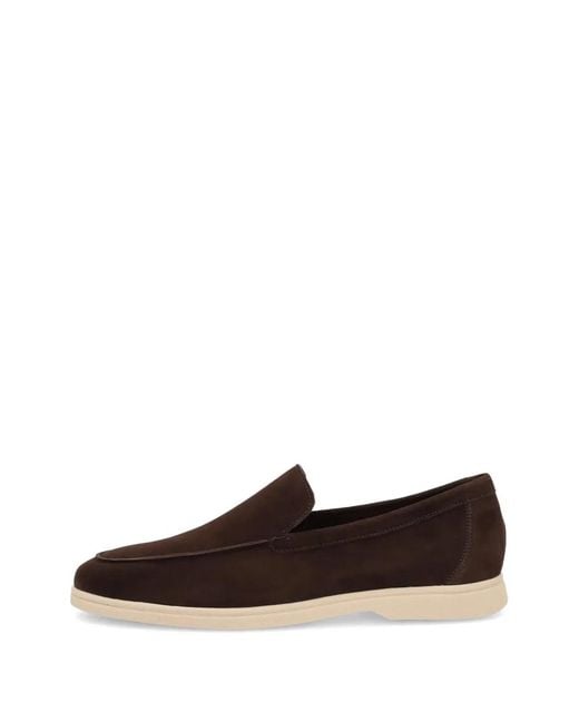 Frau White Mocassins En Daim for men